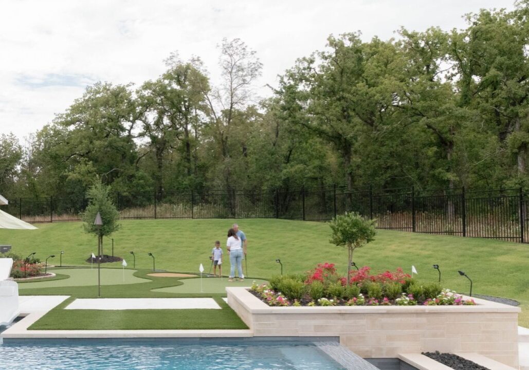 Cleared custom home lot in Flower Mound, Texas ready for construction by Victor Myers Custom Homes